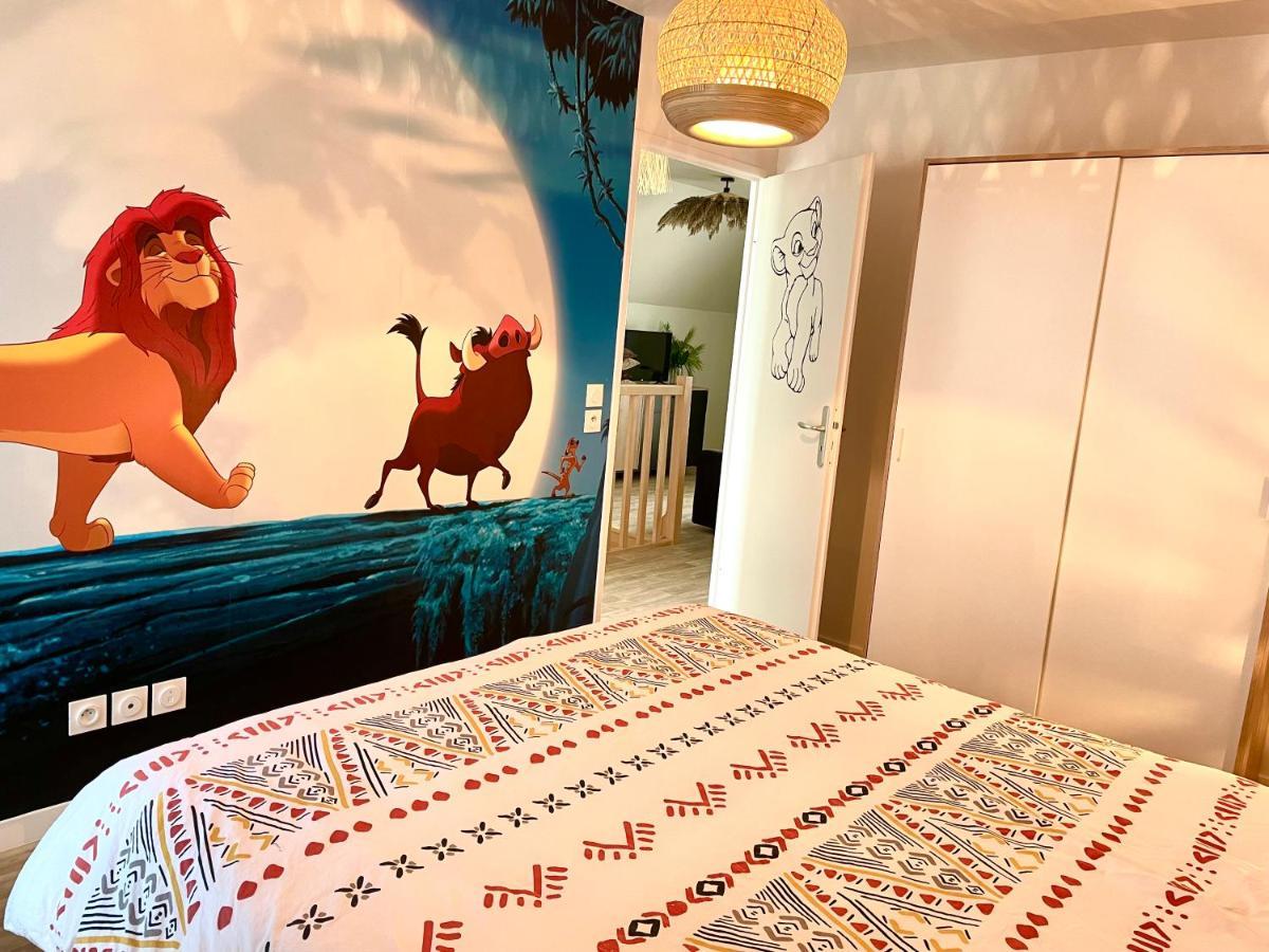 Bel Appartement « The Lion King » Proche Disney Монтеврен Экстерьер фото
